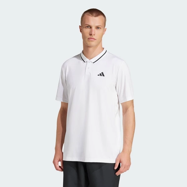 adidas Quần vợt & Padel Tennis Áo Polo Piqué Climacool Tennis Club Nam trắng JD8644