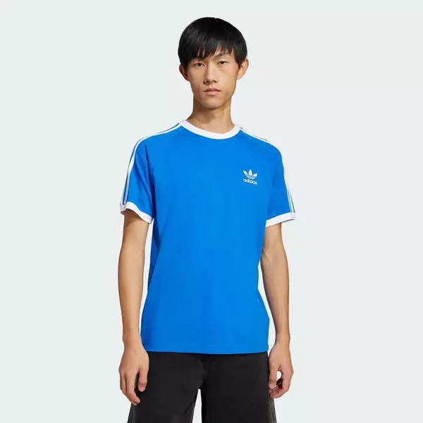 adidas Phong cách sống Áo Thun 3 Sọc Adicolor Classics Nam Màu xanh da trời JD2880