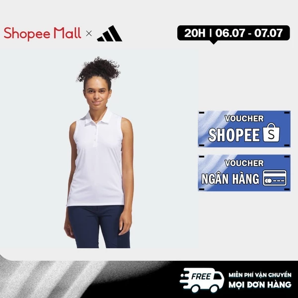 adidas Đánh gôn Áo Polo Trơn Không Tay Ultimate365 Nữ trắng IP4220