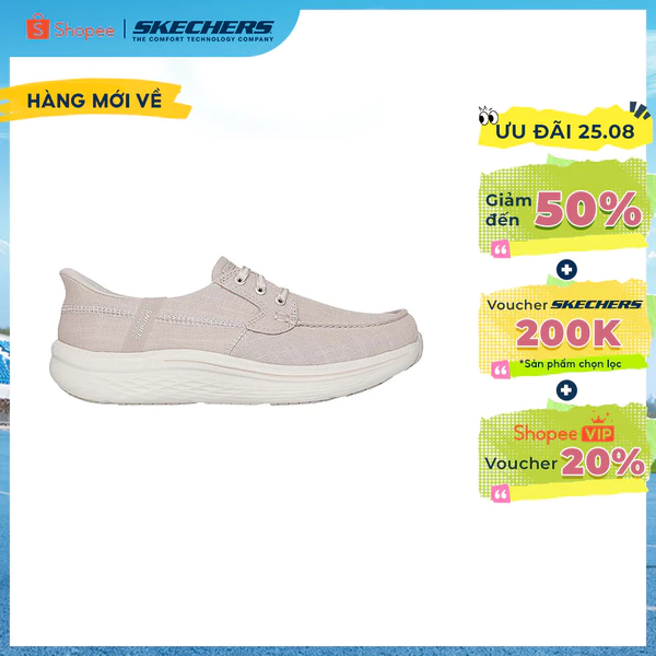 Giày Thể Thao Nữ Skechers Slip-Ins On-The-GO Max Cushioning Lite Aura Corinne Đi Bộ - 137465-NAT Air-Cooled Goga Mat