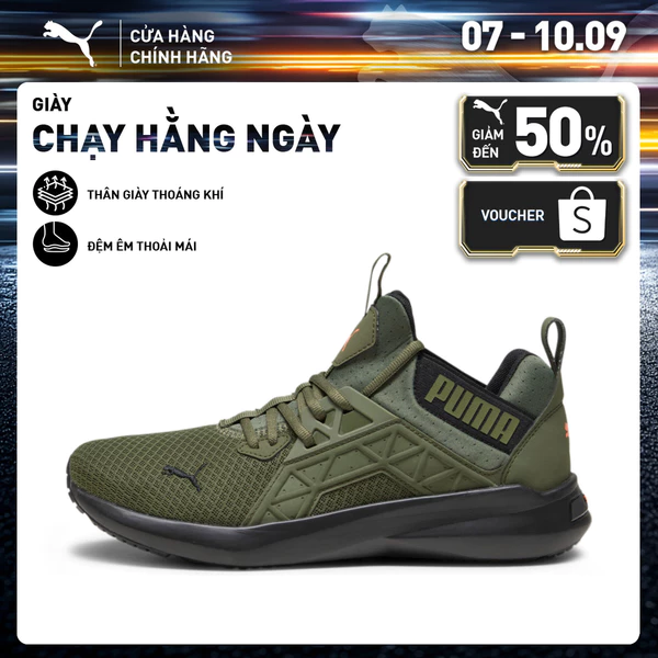 Giày thể thao PUMA Nam Softride Enzo NXTs Màu Xanh Lá