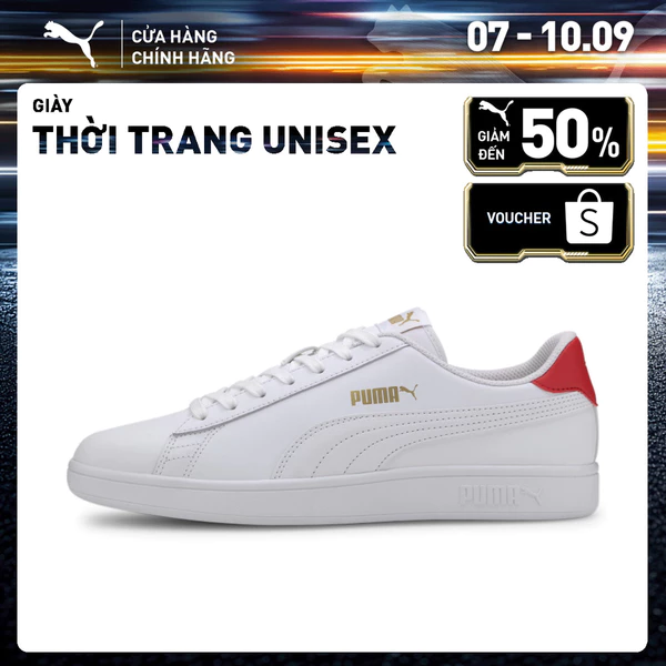 Giày thời trang PUMA Unisex Smash V2 Màu Trắng