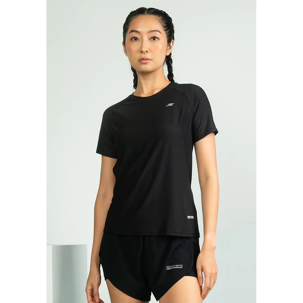 Áo Thun Tay Ngắn Nữ Skechers Running Performance Short Sleeve Tee - SP325W341-0018 Online Sale