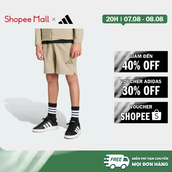 [Duy nhất 8.8 - VOUCHER 30%]adidas Phong cách sống Z.N.E. QUẦN SHORT DU LỊCH DỆT Trẻ em nâu KC1959