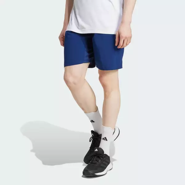 adidas Quần vợt Quần Short Dệt Co Giãn Climacool Club Tennis Nam Màu xanh da trời JN9005