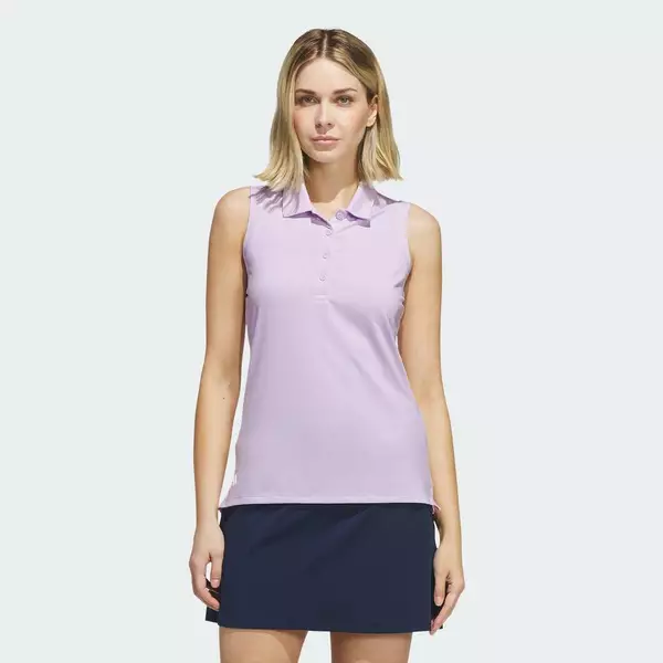 adidas Đánh gôn Áo Polo Trơn Không Tay Ultimate365 Nữ Màu tím KG1455