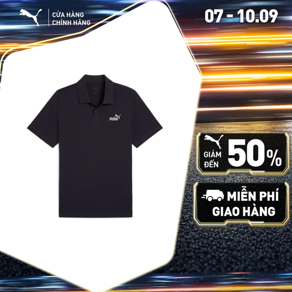 Áo Thun Polo Thời Trang PUMA Nam ESS No. 1 Logo Jersey New Navy Màu Xanh