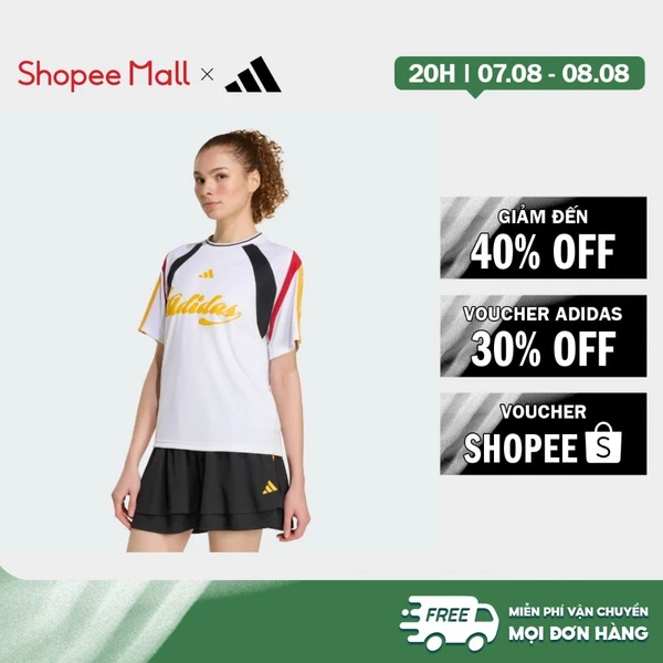 [Duy nhất 8.8 - VOUCHER 30%]adidas Phong cách sống Áo Đấu House of Tiro Nữ trắng KB6128