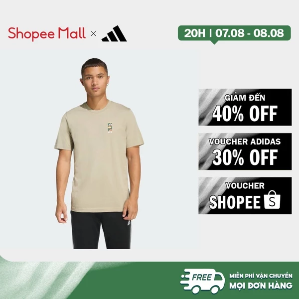 [Duy nhất 8.8 - VOUCHER 30%]adidas Phong cách sống ÁO THUN GRAPHIC POSTER MEMORIES OF SPORT Nam nâu KG5407
