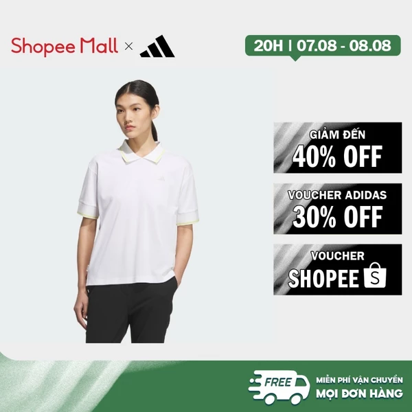 [Duy nhất 8.8 - VOUCHER 30%]adidas Đánh gôn Áo Polo Ngắn Tay Twistknit Nữ trắng JE8318