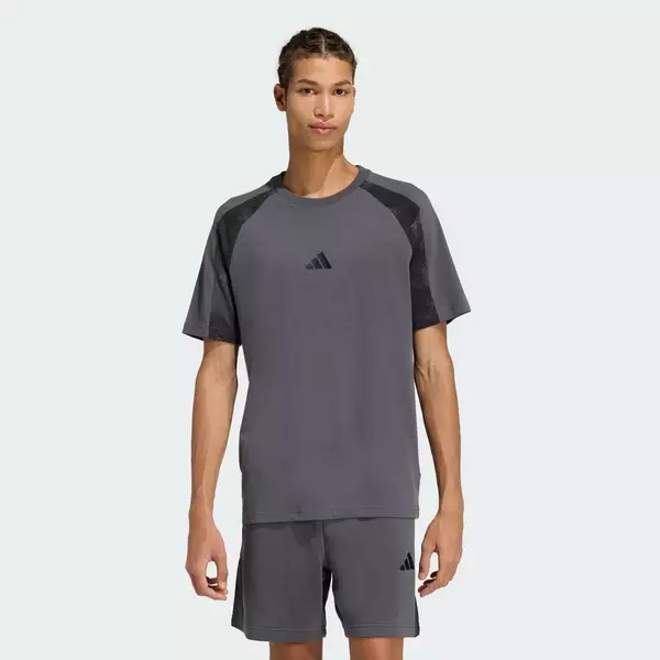 adidas Phong cách sống ÁO THUN RẰN RI Nam Xám KC0709