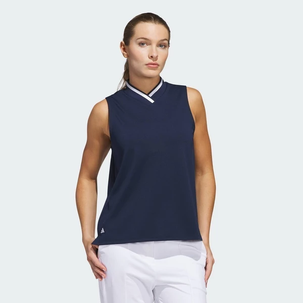 adidas Đánh gôn Áo Polo Không Tay Go-To Nữ Màu xanh da trời JE7315