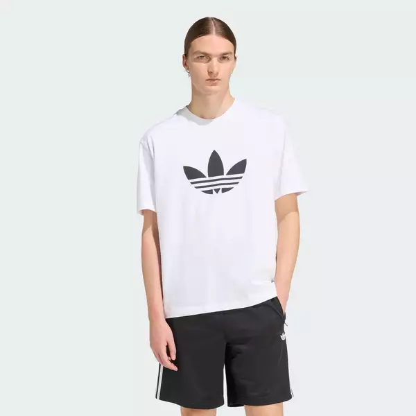 adidas Lifestyle ADICOLOR TREFOIL TEE Men White KE0901