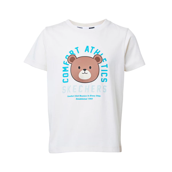 Áo Thun Tay Ngắn Bé Trai Skechers Comfort Athletic Short Sleeve Tee - SL424B657-OW02 Online Sale