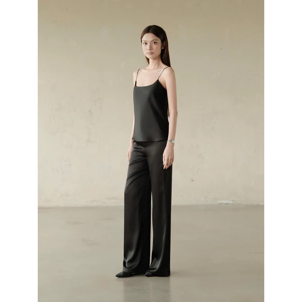 RUBIES Heli Pants - Quần Dài Nữ Vải Lụa Tô Châu Ống Suông