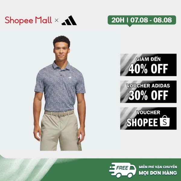 [Duy nhất 8.8 - VOUCHER 30%]adidas Đánh gôn ÁO POLO ULTIMATE365 FEATHER PRINT Nam trắng KR9521