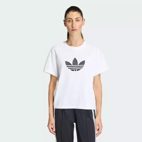 adidas Lifestyle TREFOIL TEE BOXY Women White KD6225