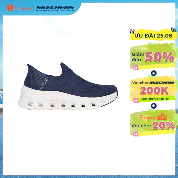 Giày Thể Thao Nữ Skechers Slip-ins Sport Glide-Step Pro Everyday Citizen Thường Ngày - 150422-NVY Air-Cooled Memory Foam