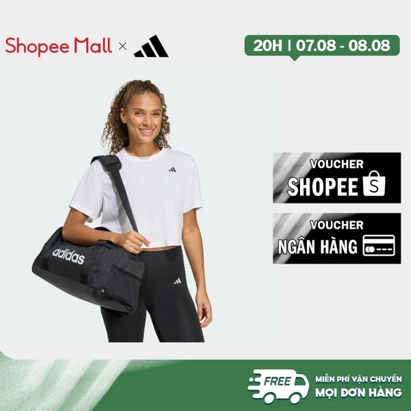 adidas Lifestyle Linear Duffel Bag Small Unisex Black JE8343