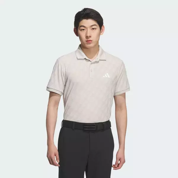 adidas Đánh gôn ÁO POLO NGẮN TAY JACQUARD Nam Be JY8233