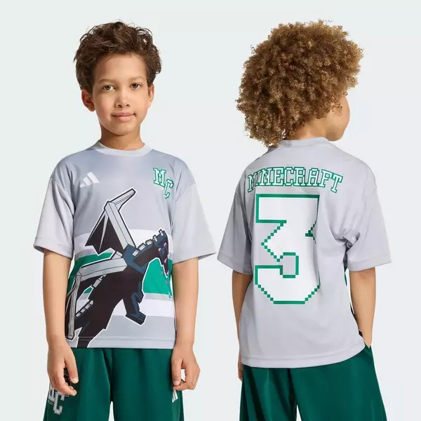 adidas Phong cách sống ÁO THUN ADIDAS MINECRAFT Trẻ em Xám KH3200