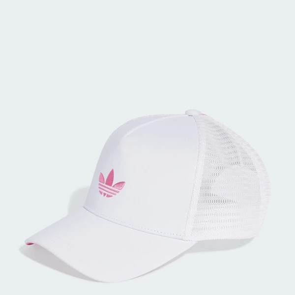 adidas Phong cách sống Mũ Trucker Mút Foam Vành Cong Classic Adicolor Unisex trắng JV7394