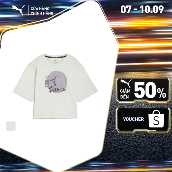 Áo Thun Tập Luyện PUMA Nữ Women Studio Cropped Tee