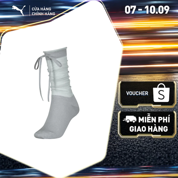 Vớ Thời Trang PUMA Nữ W Slouch Sock 1P grey Màu Xám
