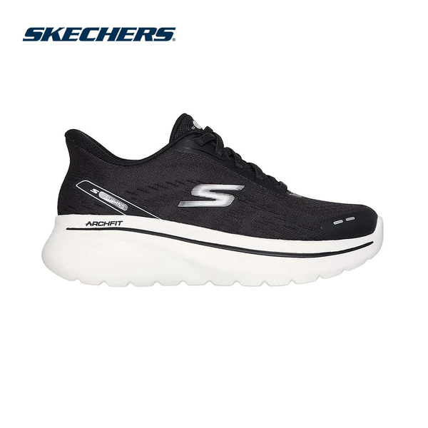 Giày Thể Thao Nữ Skechers Slip-Ins GOwalk Arch Fit N-Joy Đi Bộ - 125840-BKW APMA Online Sale