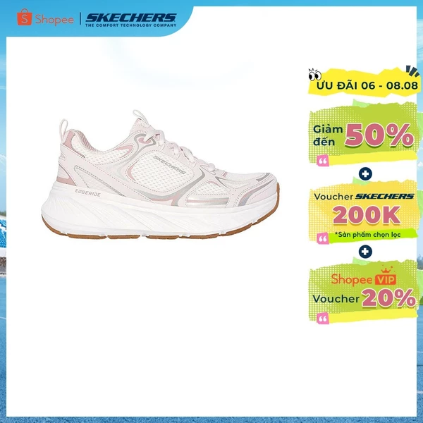 Giày Thể Thao Nữ Skechers Sport Edgeride Silver Eclipse Thường Ngày-150475-PNK Air-Cooled Memory Foam