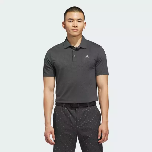 adidas Đánh gôn ÁO POLO CHUYÊN DỤNG HOẠ TIẾT VÂN NỔI Nam Xám KC1118