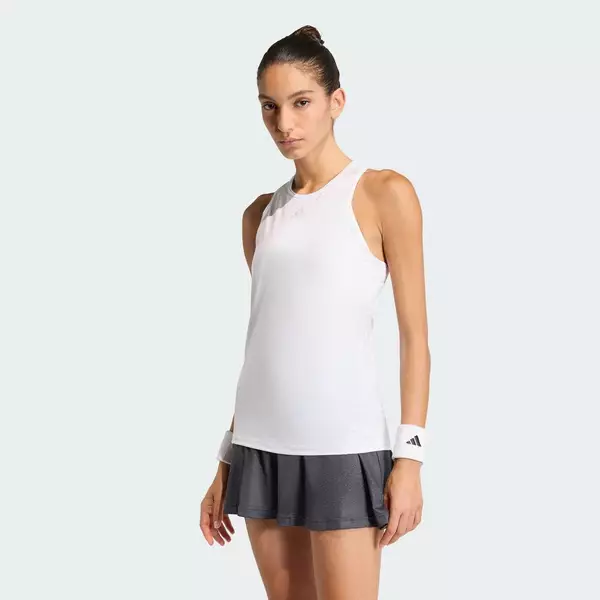 adidas Quần vợt ÁO TANK TOP GRAPHIC CLUB TENNIS CLIMACOOL Nữ trắng JZ4914
