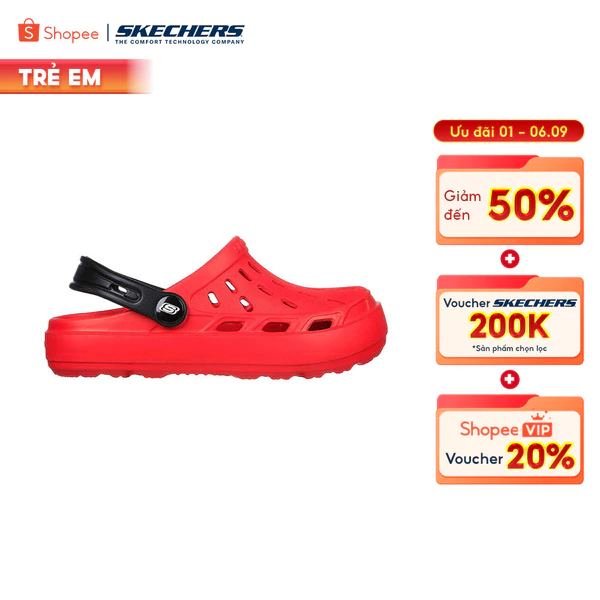 Giày Clog Bé Trai Skechers Foamies Swifters-400064L-RED