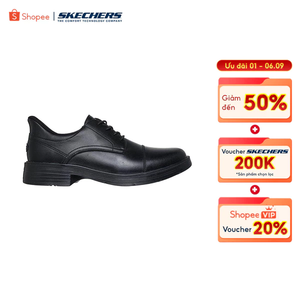 Giày Thể Thao Nam Skechers Slip-ins USA Caswell Caplin - 205486-BBK Memory Foam