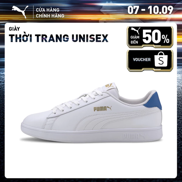 Giày thời trang PUMA Unisex Smash V2 Màu Trắng