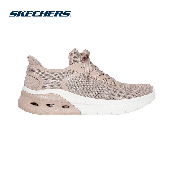 Giày Thể Thao Nữ Skechers Slip-ins BOBS Sport Arc Waves 2.0 Now It Thường Ngày-117638-TAN Memory Foam Online Sale