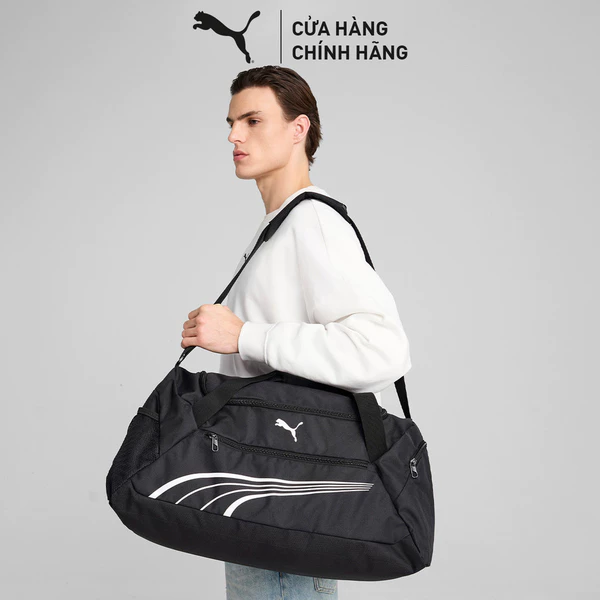 Túi Trống Thể Thao PUMA Unisex FUNDAMENTAL M Sports Ba Black Màu Đen