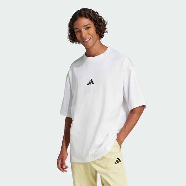 adidas Phong cách sống Áo thun Future Icons logo nhỏ Nam trắng JC5339