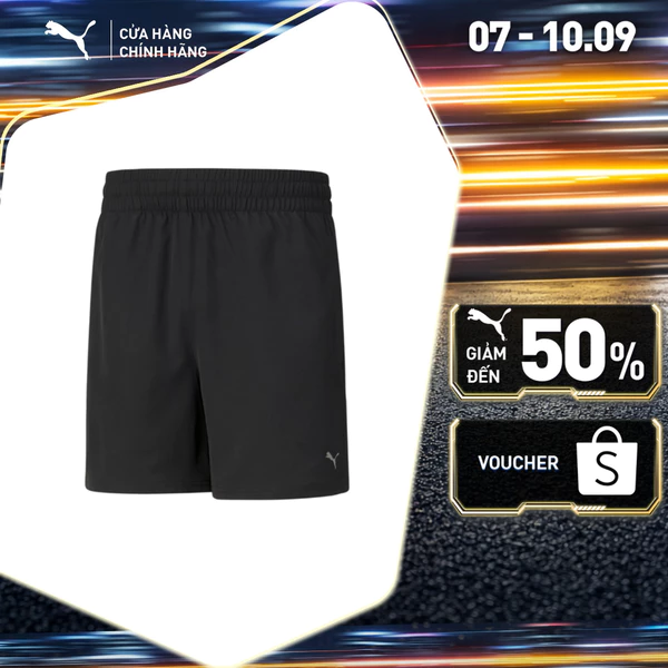 Quần short PUMA Nam Performance Woven 5” Black Màu Đen