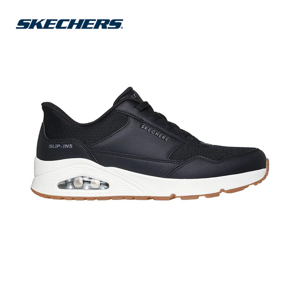 Giày Thể Thao Nam Skechers Slip-Ins Street Uno Banksia - 183022-BLK Air-Cooled Memory Foam Online Sale