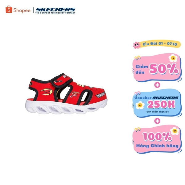 Giày Thể Thao Bé Trai Skechers S-Lights Hypno-Splash Hydro-Fun Thường Ngày - 400612N-RDBK