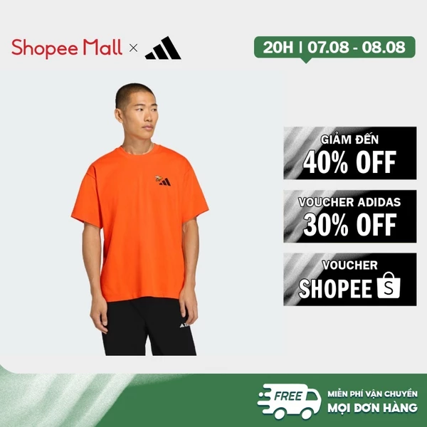 [Duy nhất 8.8 - VOUCHER 30%]adidas Hiking Chiếc Áo Thun Graphic Logo Terrex Nature Unisex trái cam KB9611