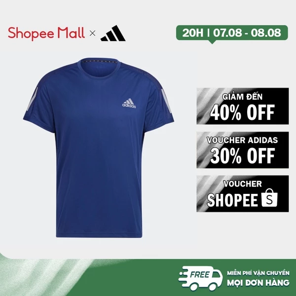 [Duy nhất 8.8 - VOUCHER 30%]adidas Chạy Áo Thun Own the Run Nam Màu xanh da trời H34494