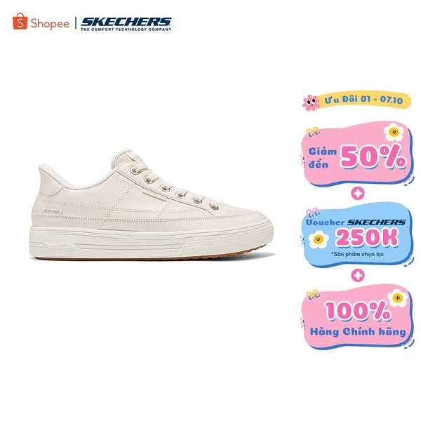 Giày Thể Thao Nam Skechers Slip-Ins Street Arch Fit Arcade Catch Ya There Thường Ngày - 183223-WHT APMA