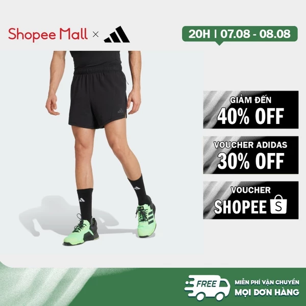 [Duy nhất 8.8 - VOUCHER 30%]adidas Gym & Training Quần Short D4T X Nam Đen JN3670