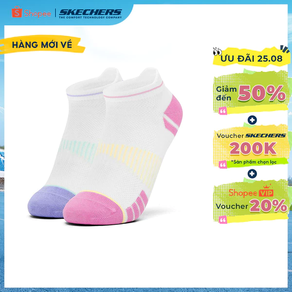 Vớ Thể Thao Trẻ Em Skechers Runners Club Performance Socks Low Cut Socks (2 Pairs) - P226K033-06ED