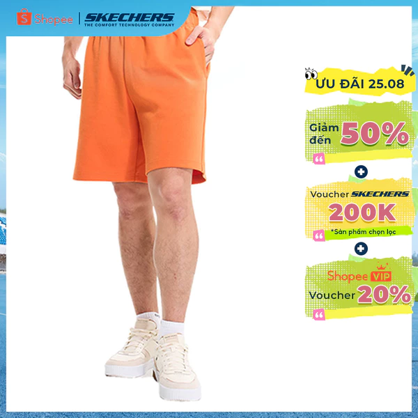 Quần Đùi Thể Thao Nam Skechers Lifestyle Physical Academia Collection Trendy Shorts - L125M026-00K1 Online Sale