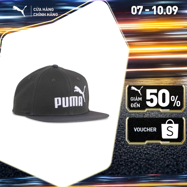 Nón Thể Thao PUMA Unisex ESS NO 1 LOGO Flat Brim Cap Dusky Gray Màu Xám