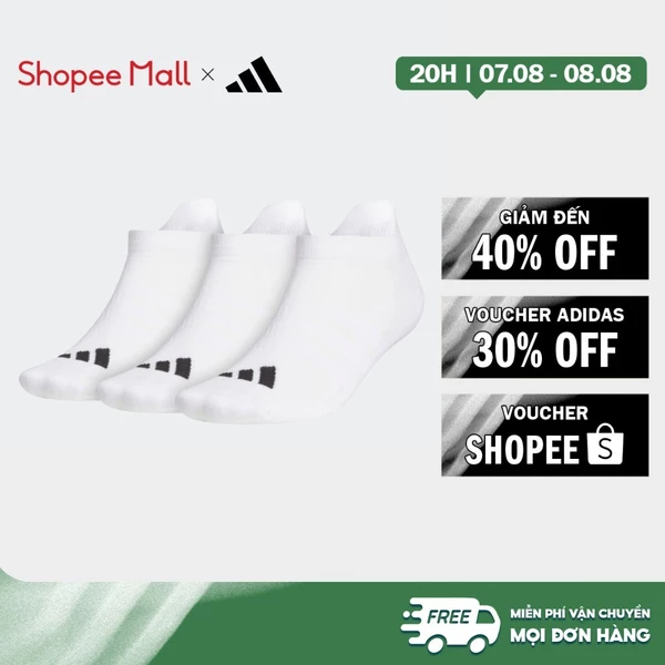 [Duy nhất 8.8 - VOUCHER 30%]adidas Golf Golf Ankle Socks 3 Pairs Men White HS5572