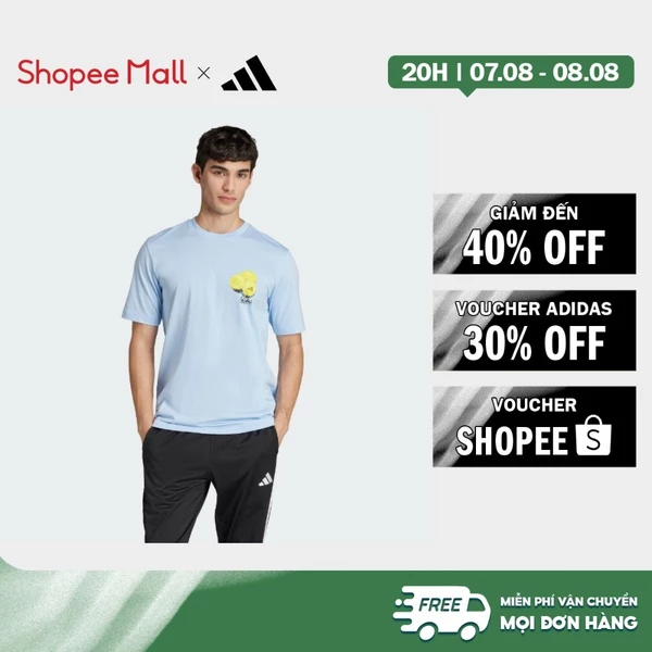 [Duy nhất 8.8 - VOUCHER 30%]adidas Phong cách sống Áo Thun Graphic Lounge Still Life Lemons Nam Màu xanh da trời JJ3958